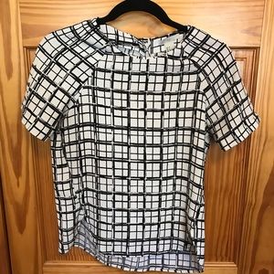 Black & White Blouse